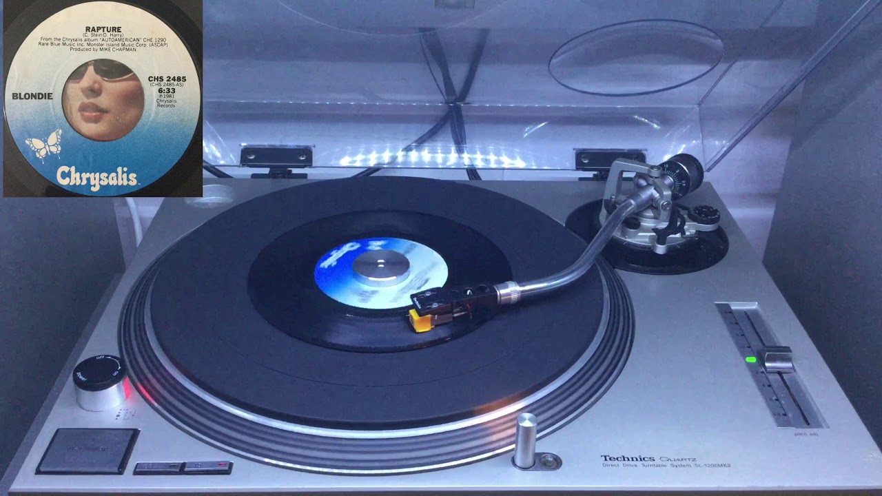 RAPTURE - BLONDIE - 45 VINYL VERSION