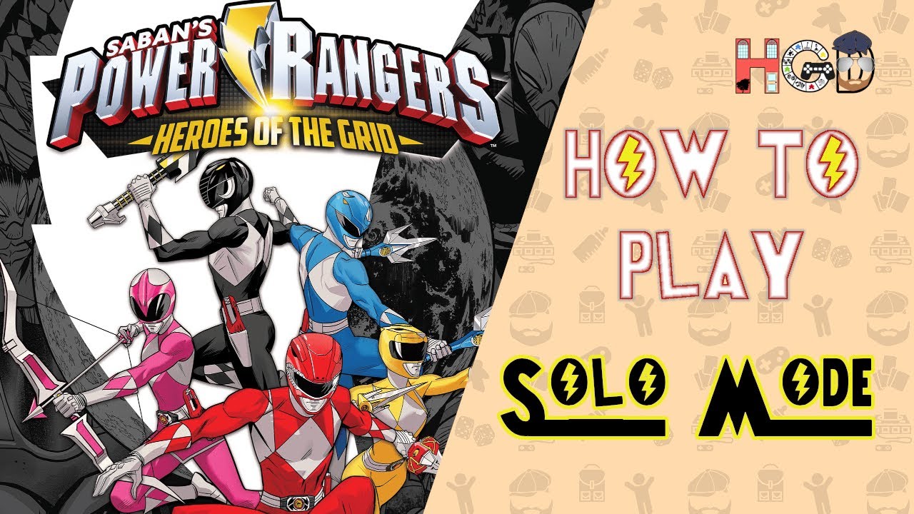 How To Play SOLO MODE Power Rangers Heroes of the Grid