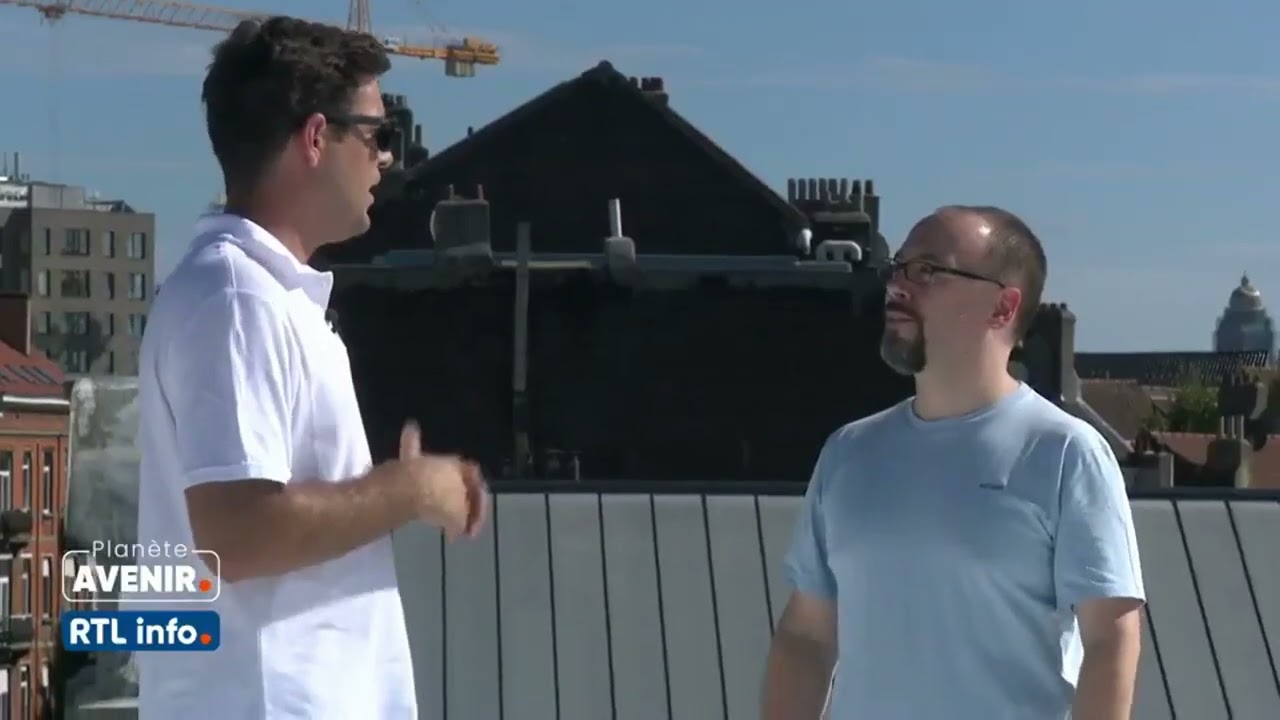 CoolRoofing.eu sur RTL INFO - peindre son toit en blanc avec une peinture blanche cool roof