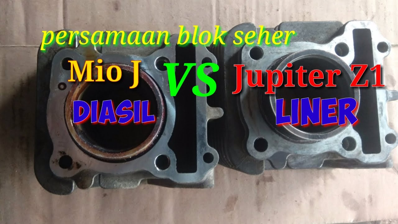 persamaan blok seher Mio j VS Jupiter Z1