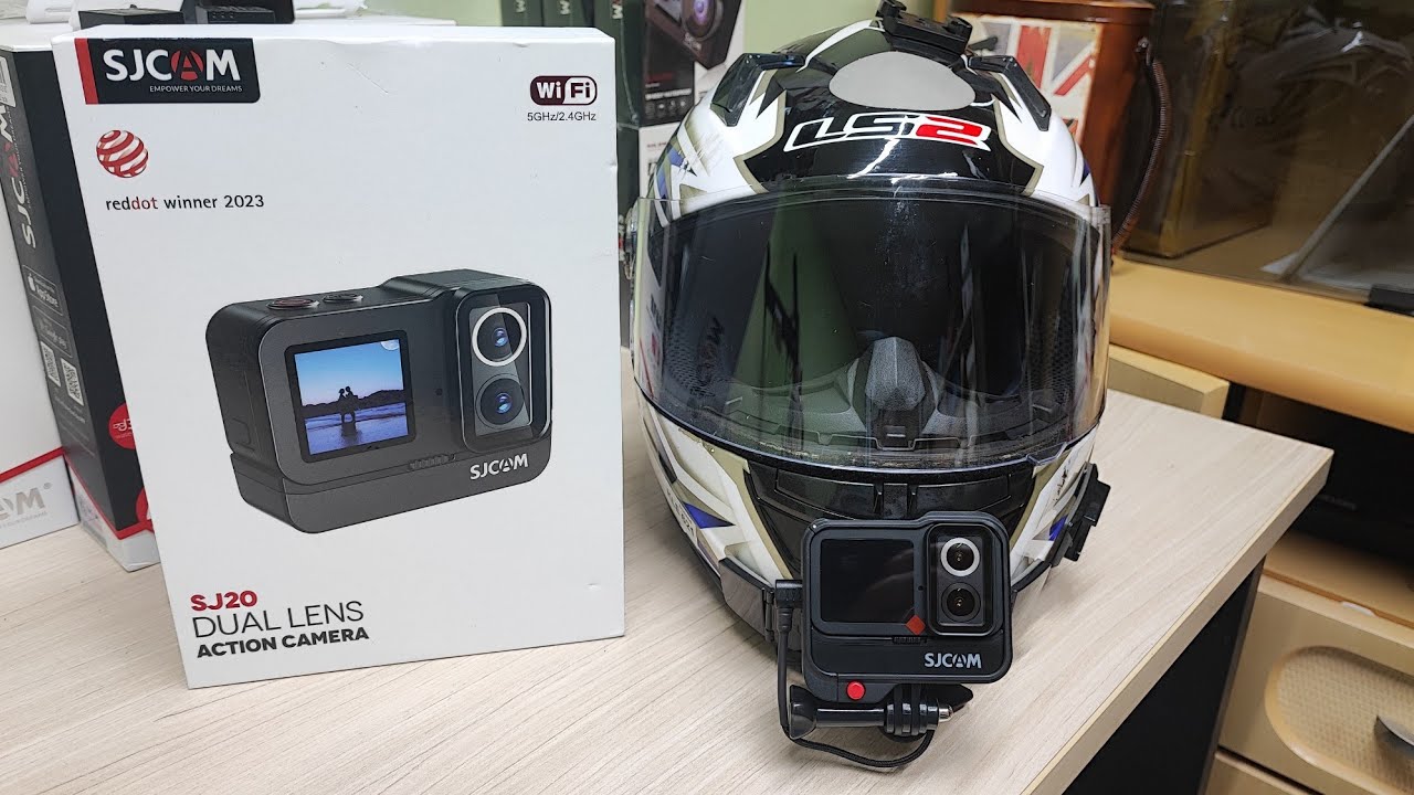 Primeiro Vídeo com a sjcam SJ20 Dual Lentes Microfone em Construção