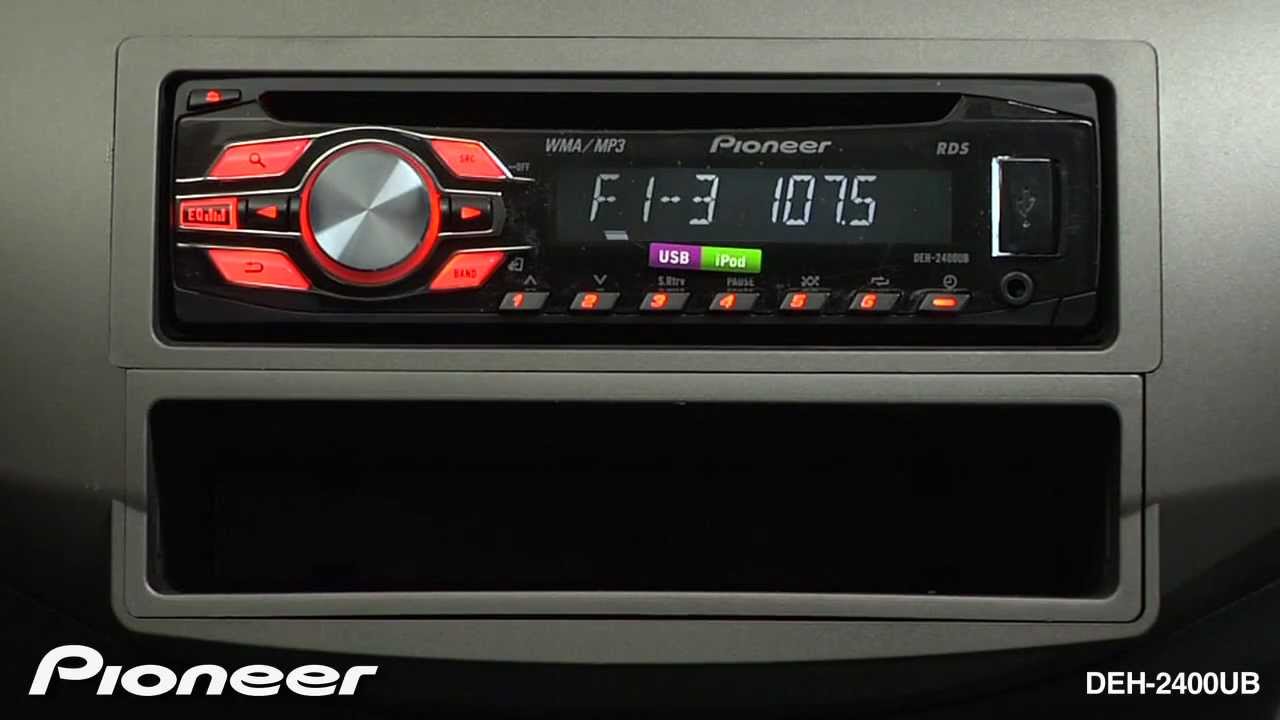 'How To'- DEH-2400UB- Radio Presets