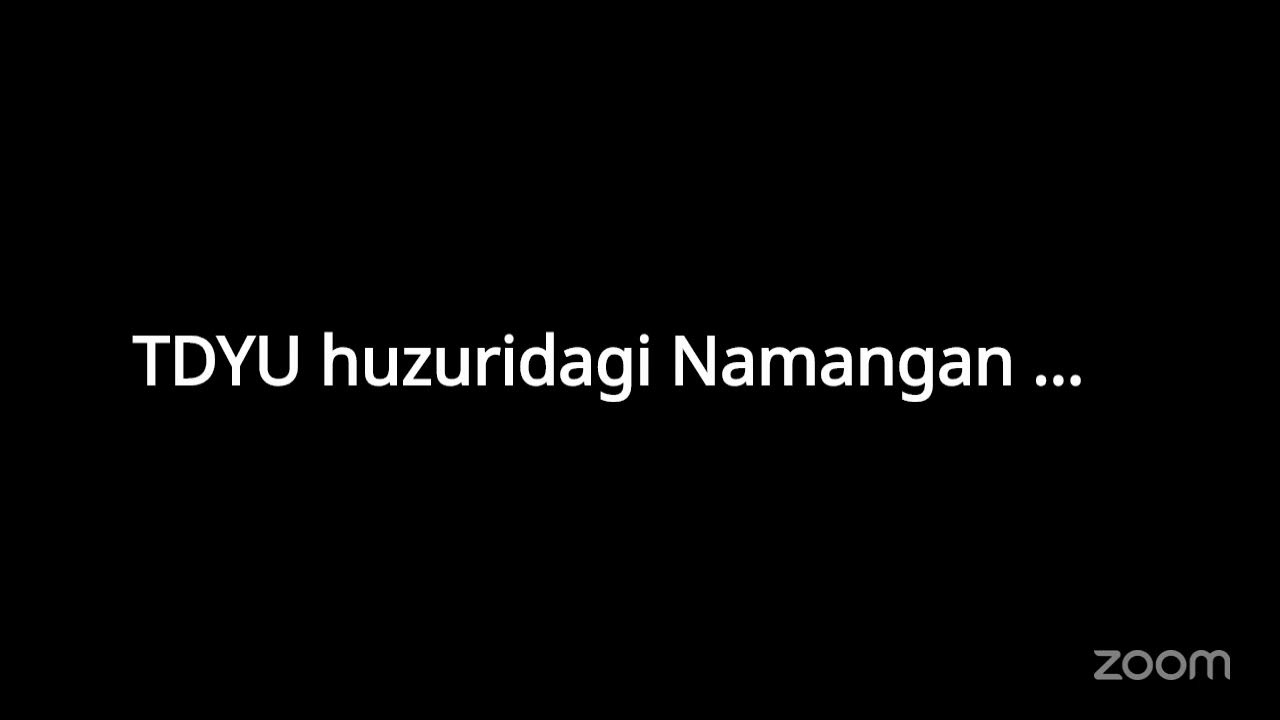TDYU huzuridagi Namangan viloyat akademik litseyi Bosh ish o'rniga tanlov