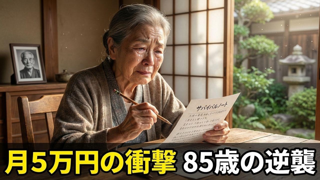 85歳、月5万円の年金生活。孫の言葉に号泣した夜と「生存ノート」の奇跡