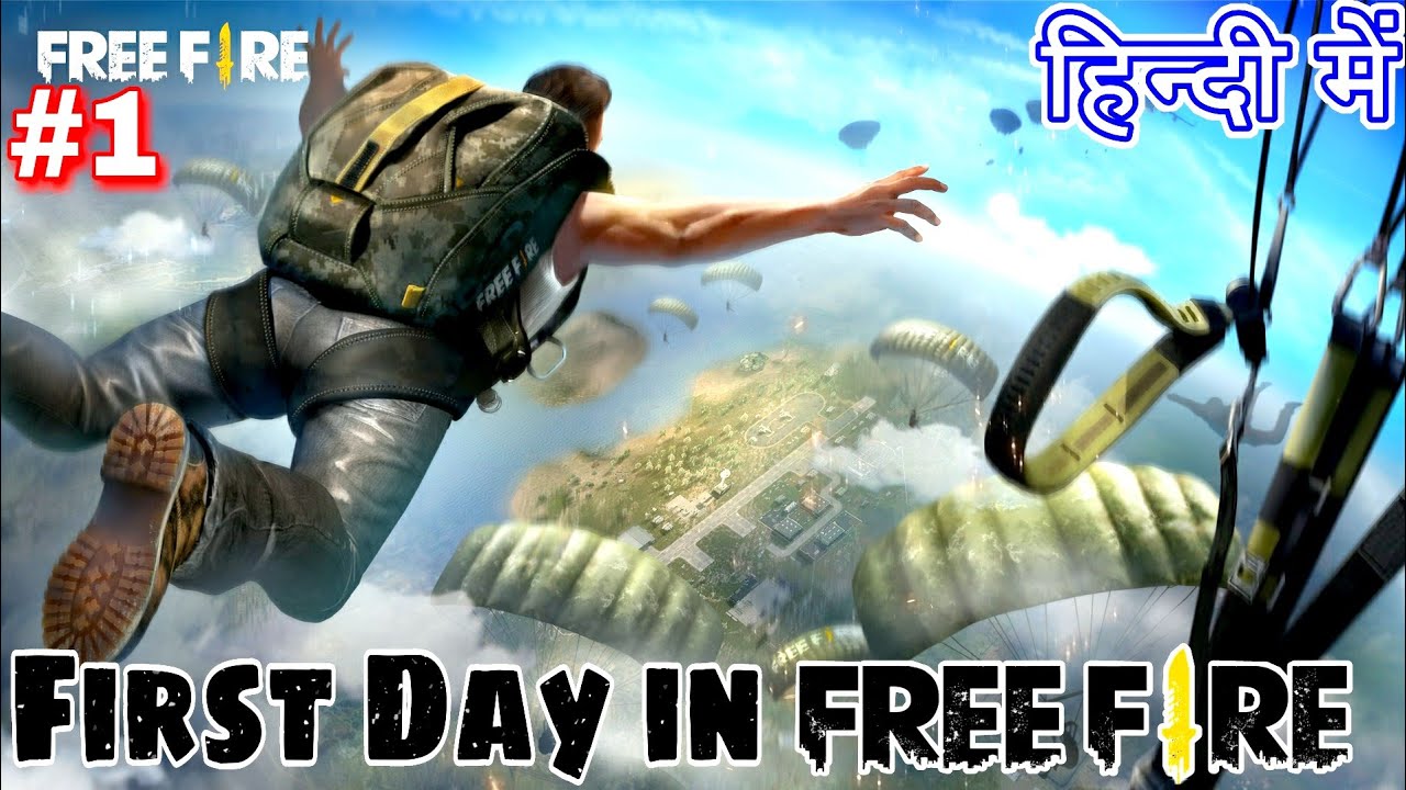 First Day in Free Fire #1 Hindi New Update India official event Game Definition Garena hack diamond