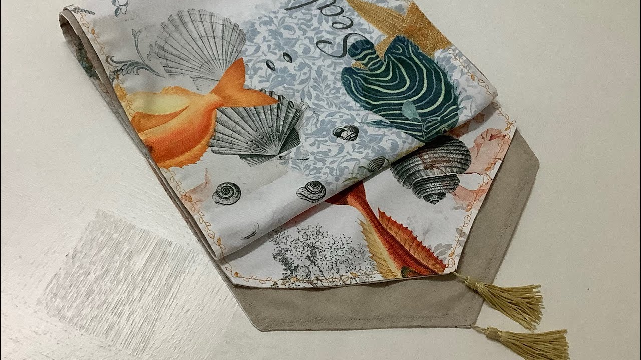 Coudre un chemin de table de cuisine - Tuto Couture Madalena