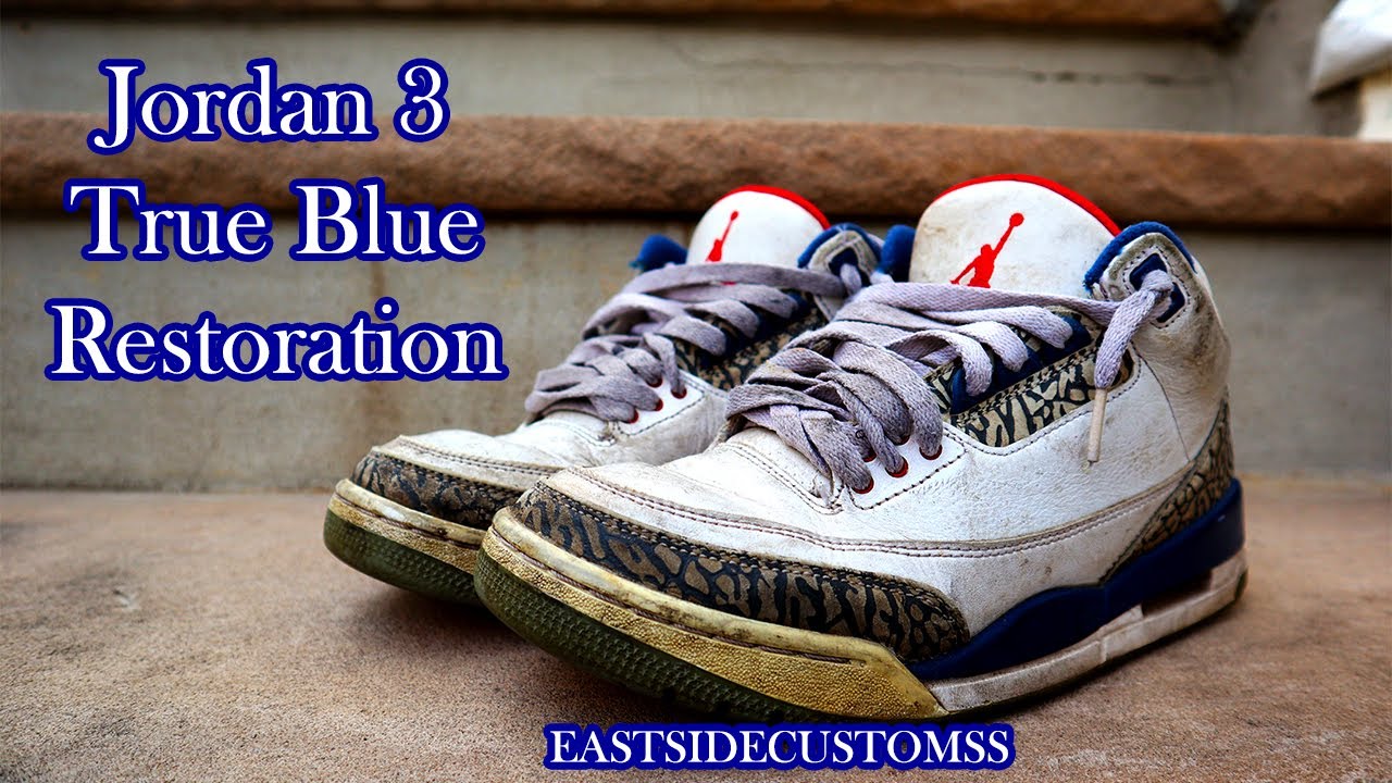 True Blue 3s 2016 Jordan restoration | Worst pair I have ever held! #ESC