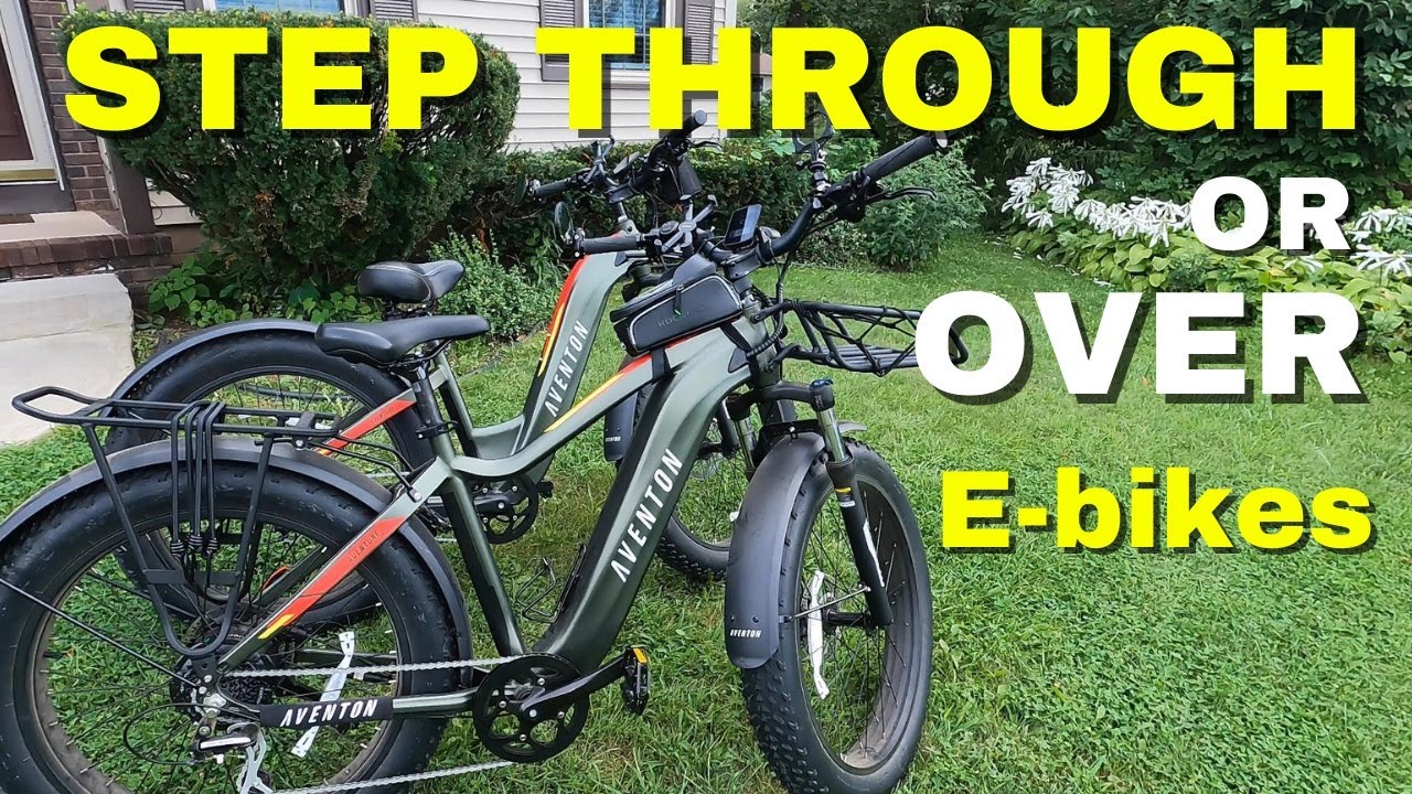 Step Over or Step Through Comparison - Aventon Aventure ebike