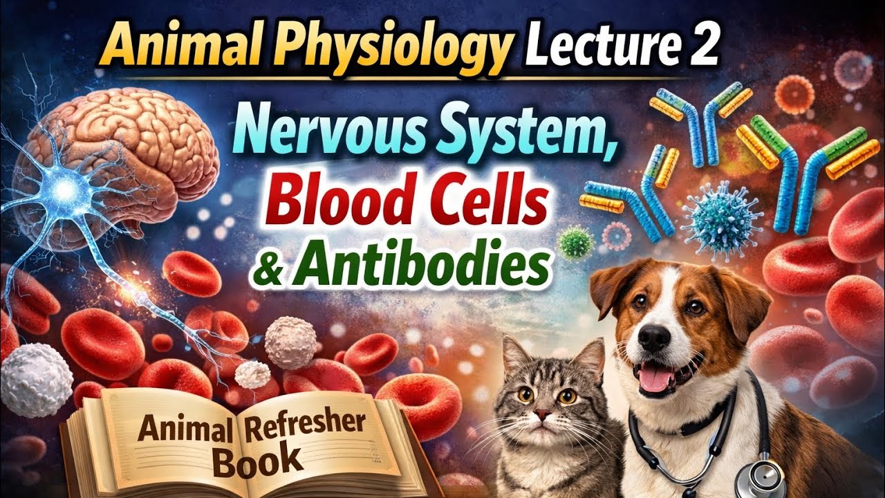 Animal Physiology lecture 2| Animal Refresher Book|Veterinary Officer Exam Preparation| VO SPSC Exam