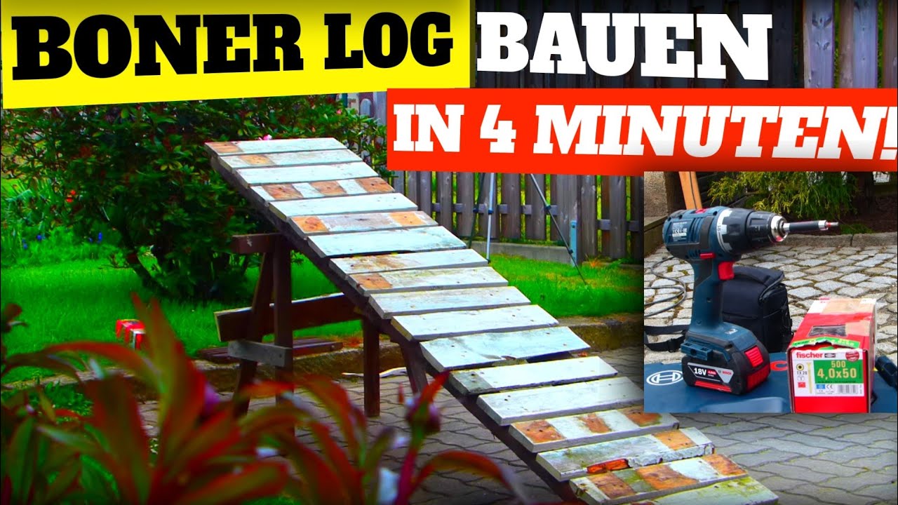Boner Log in 4 MINUTEN bauen!