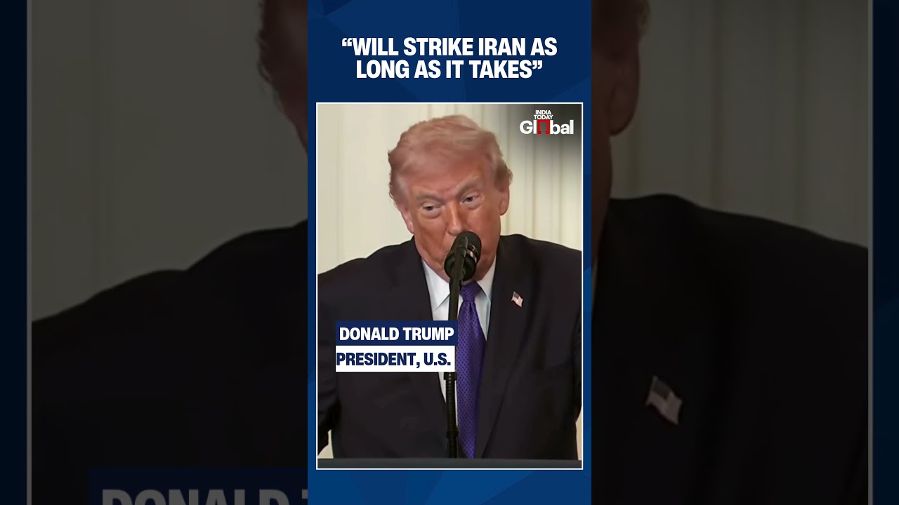 US President Donald Trump Says US Will Strike Iran &ldquo;As Long As It Takes&rdquo; No Limits, No Exit?