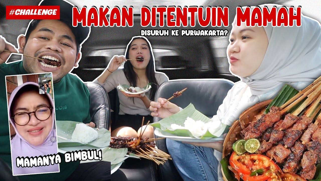 MAKAN DITENTUIN IBU NYA BIMBUL! PILIHAN NYA BIKIN KAGET!!