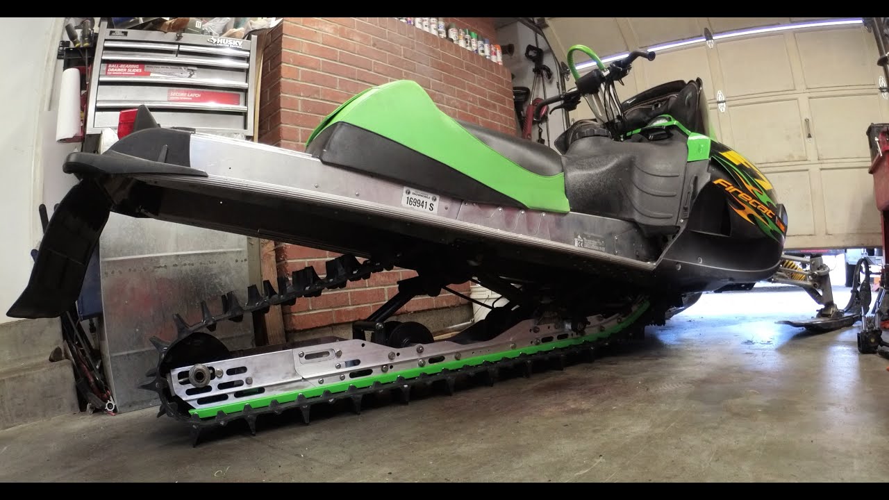 Firecat F7 Track swap (Part 5 ) ~ Track Install Day, 2" Paddle track