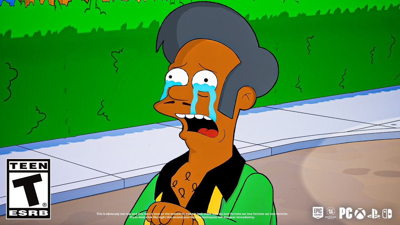Почему APU нет в Fortnite SIMPSONS..