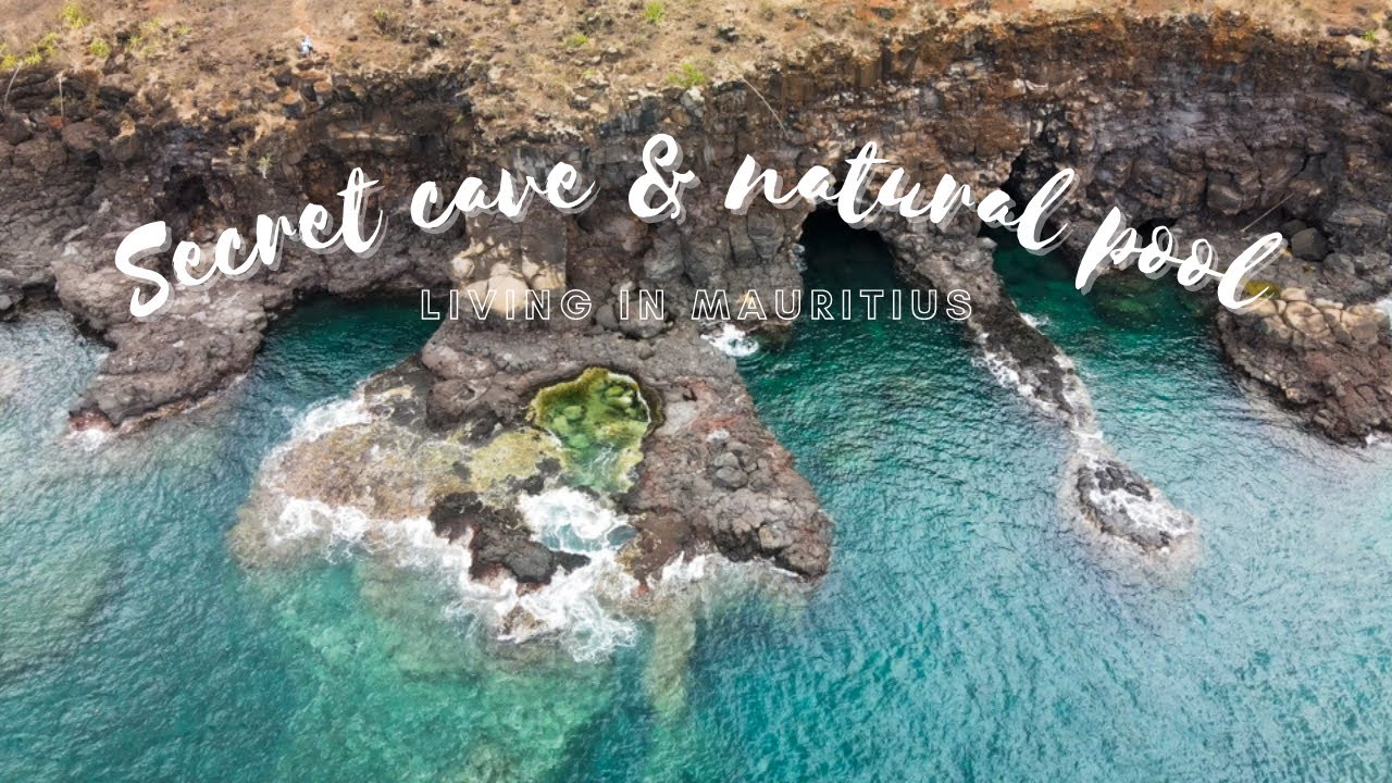 Secret cave and natural pool exploration mauritius