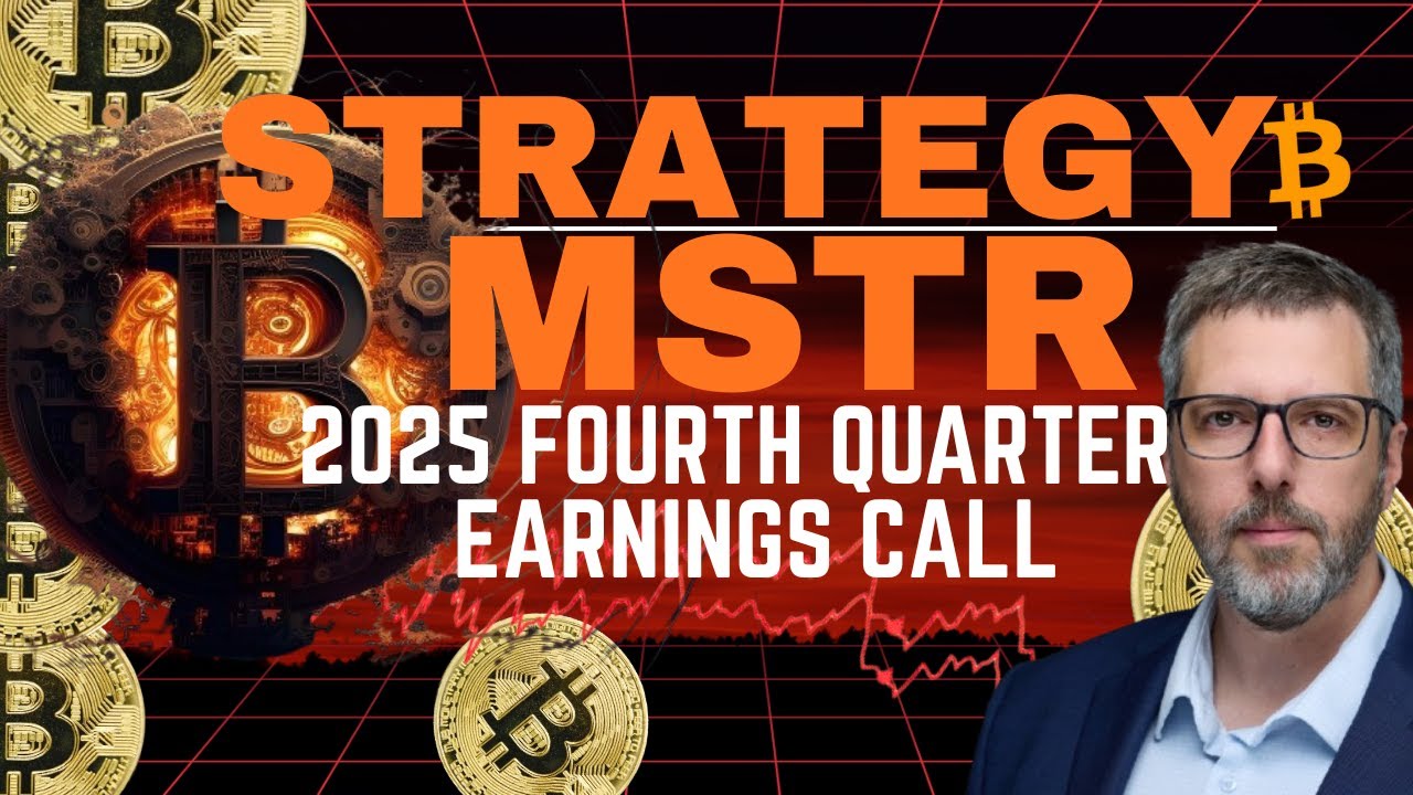 Strategy (MSTR) Q4 2025 Earnings Call LIVE | Bitcoin Holdings, Outlook & My Real-Time Reaction