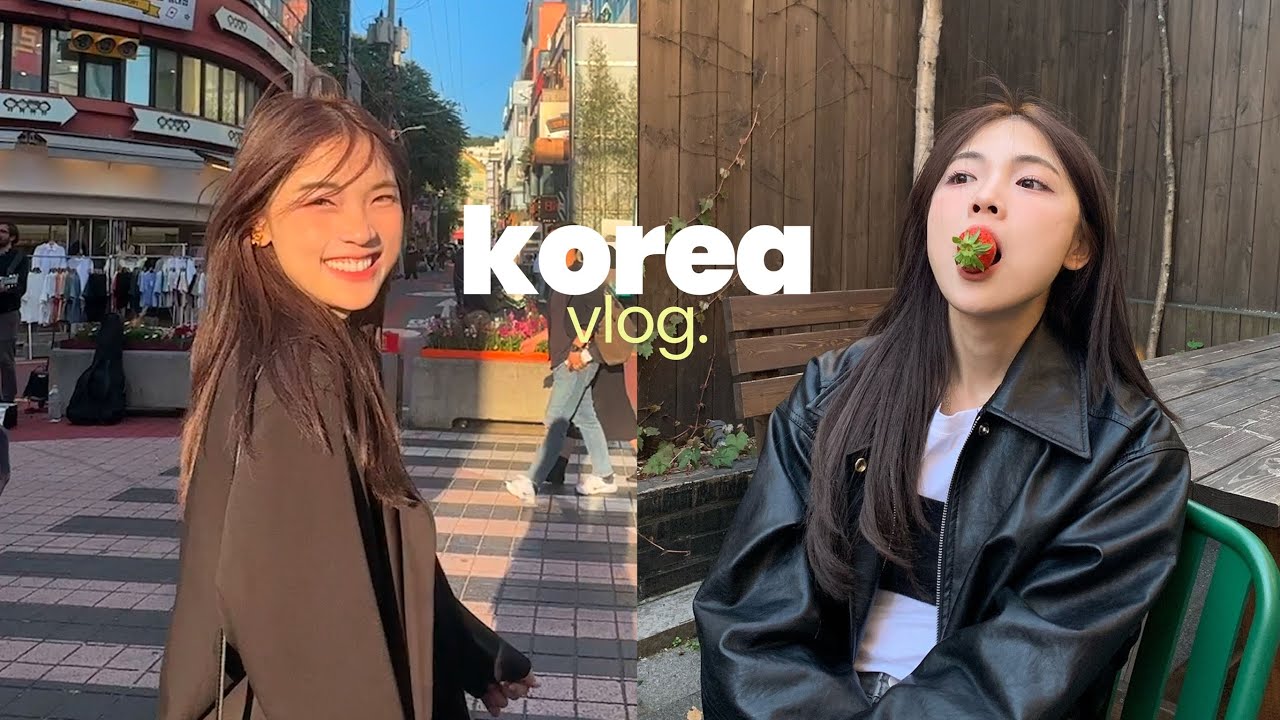 韩国Vlog 🇰🇷 咖啡厅打卡＋韩牛初体验 🥓 和小伙伴一起的难忘变美之旅✨🍖☕️💥🥲