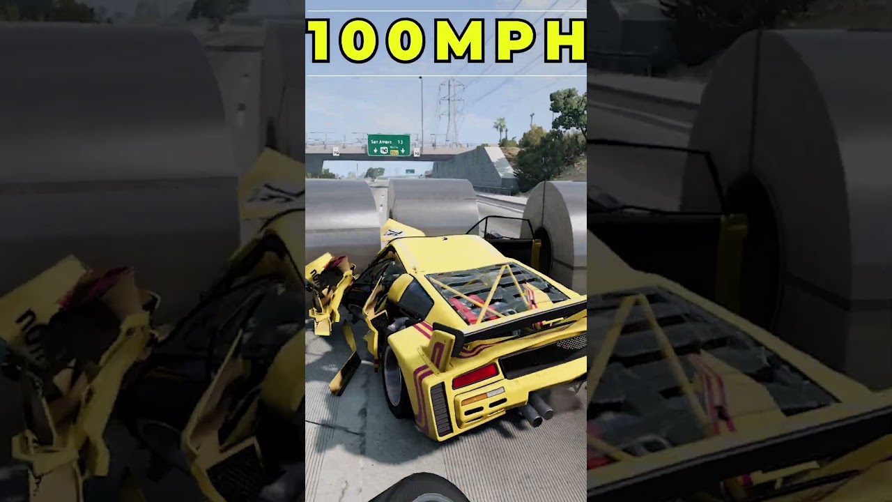Realistic Speed ​​Tests | BeamNG.Drive #2