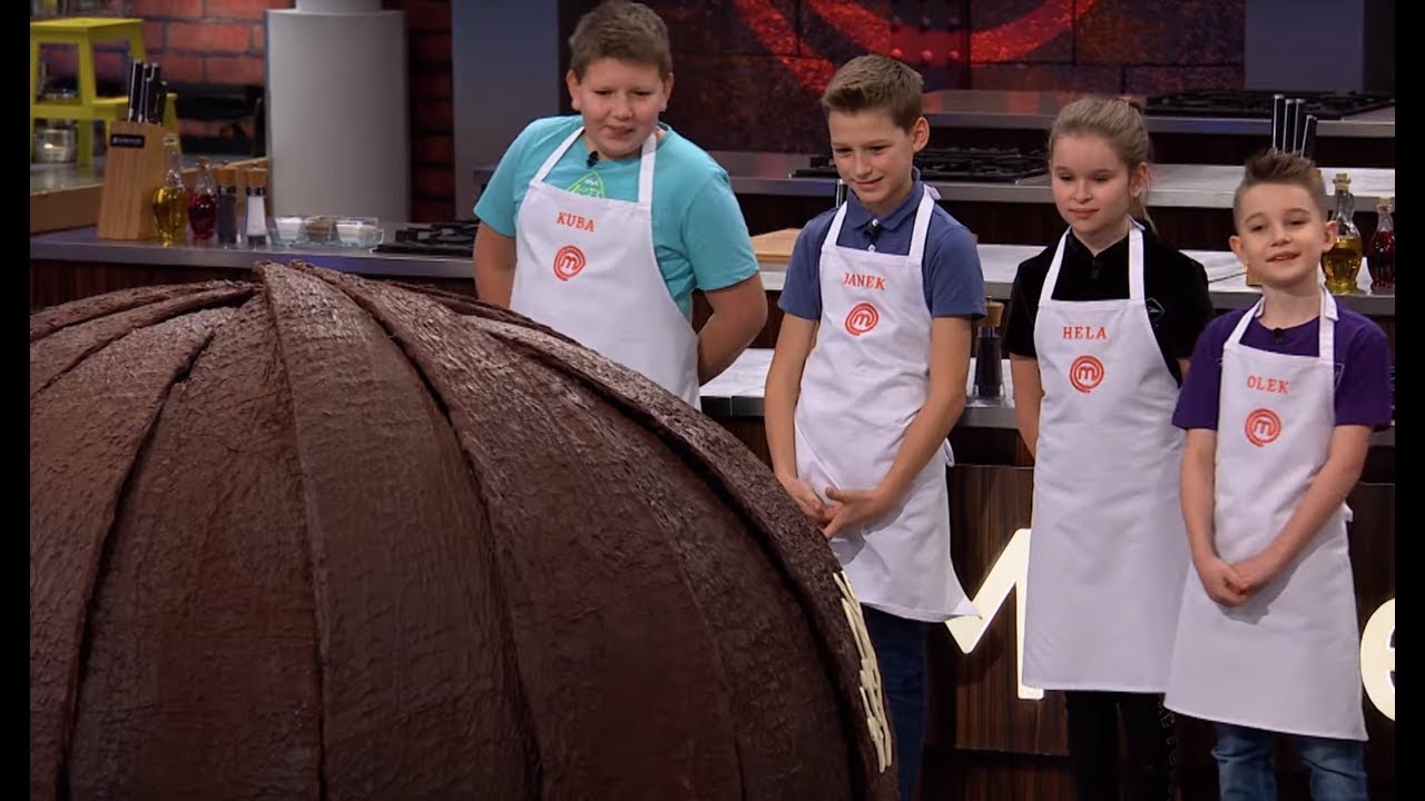 Na kucharzy czekała wielka czekoladowa kula! Co było w środku? [MasterChef Junior]
