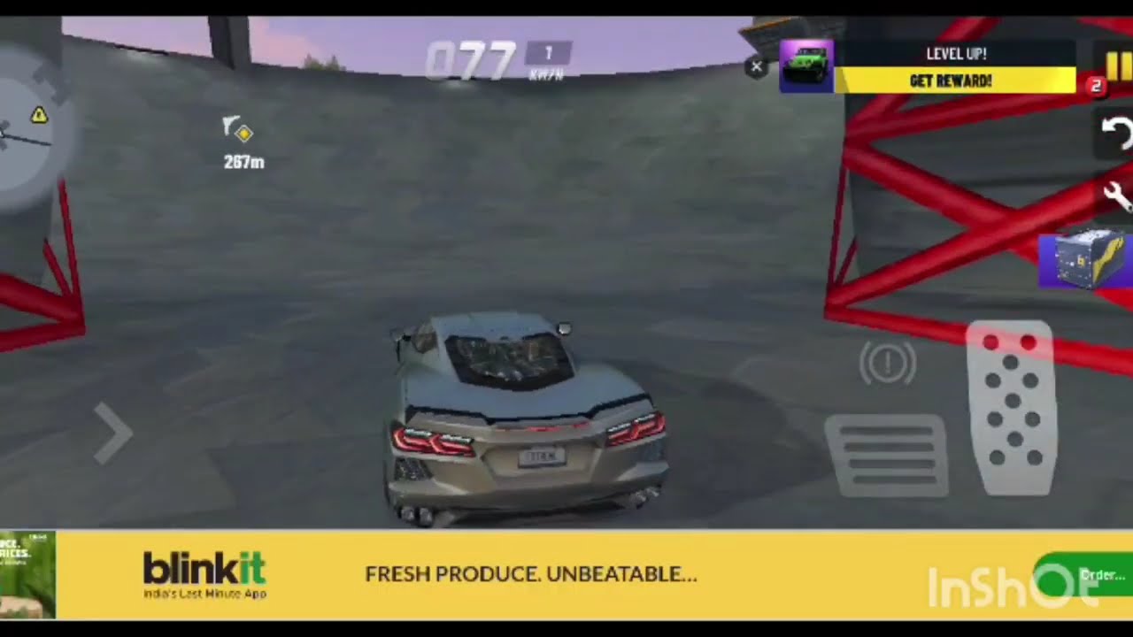 Extreme car racing driver 