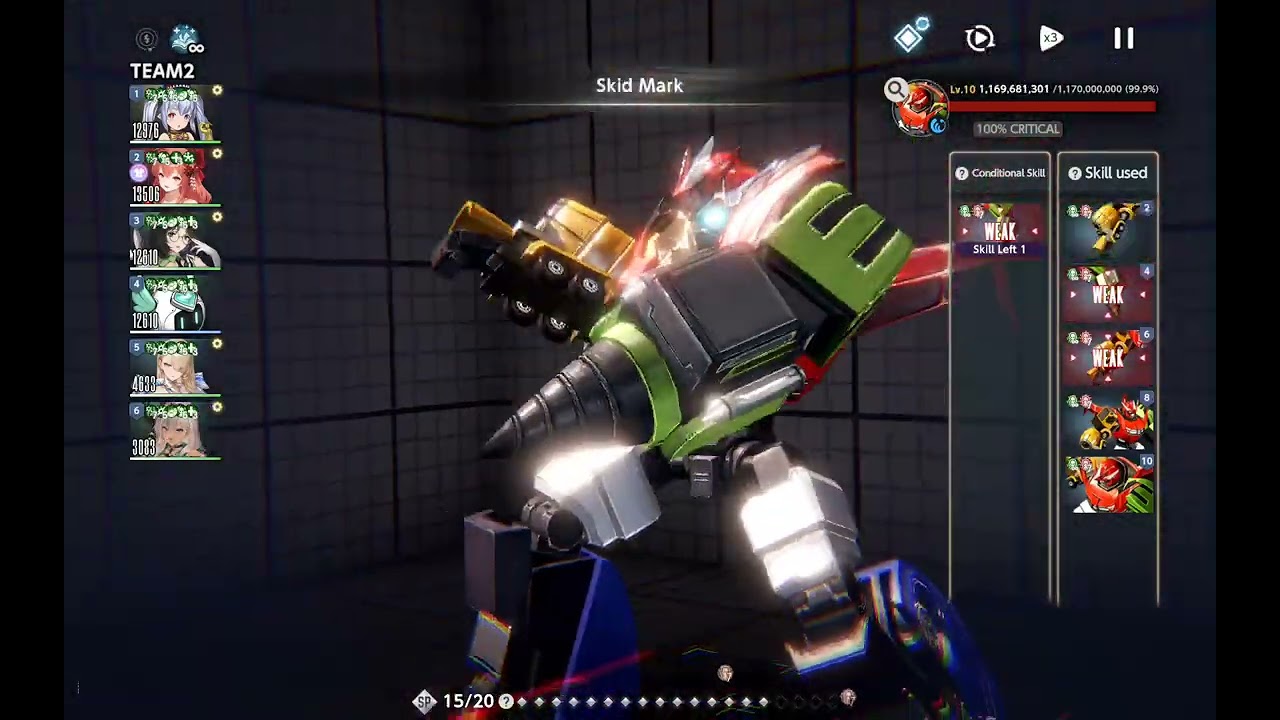 BrownDust2 2026 Mar GNR-GH01(Water) Lv10 1.1B Damage
