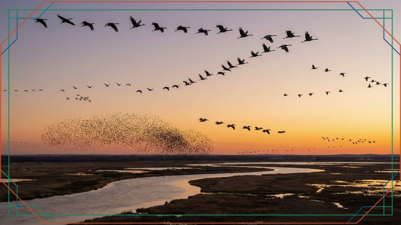 Flying Birds Image for You | Slideshow | Framed Art Screensaver | Art for Your TV