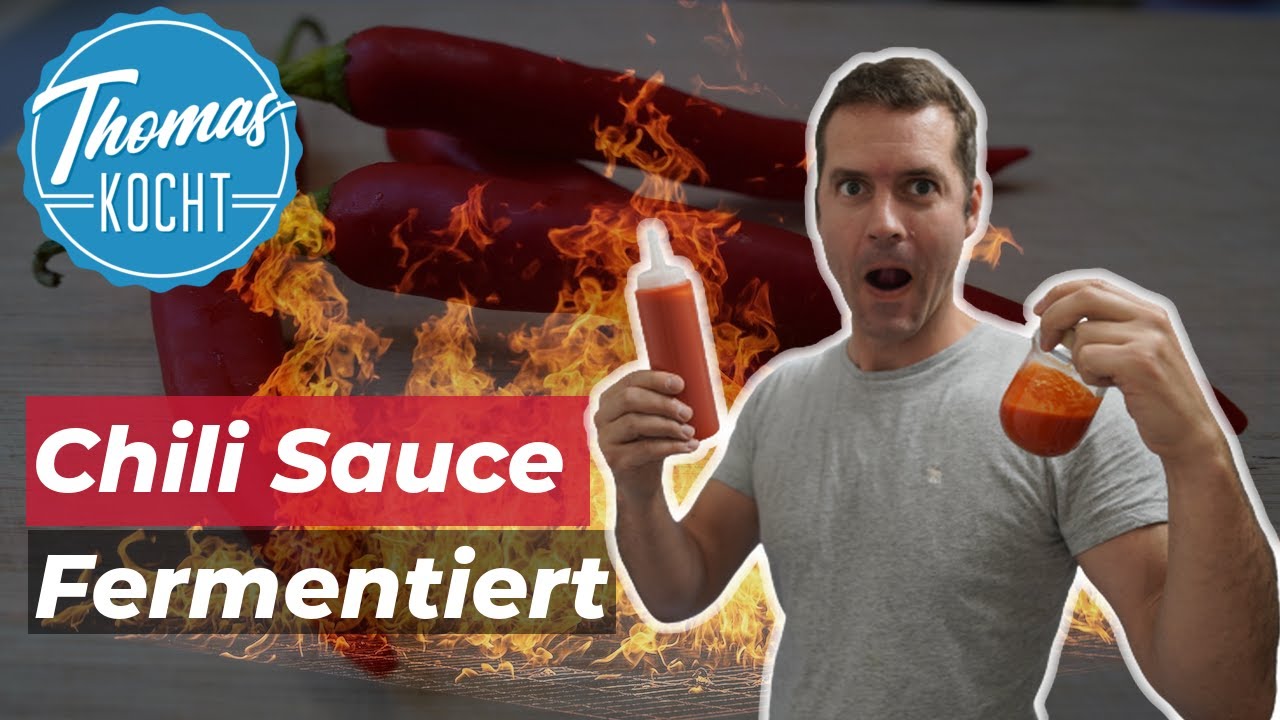 Chilisauce selber machen, mit nur 3 Zutaten! Ohne E's und Konservierungsstoffe trotzdem haltbar.