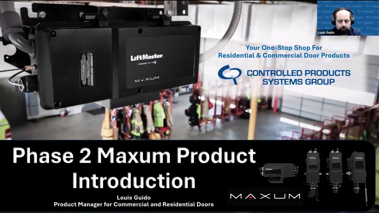 New LiftMaster Maxum Commercial Door Operator Models. March 2025
