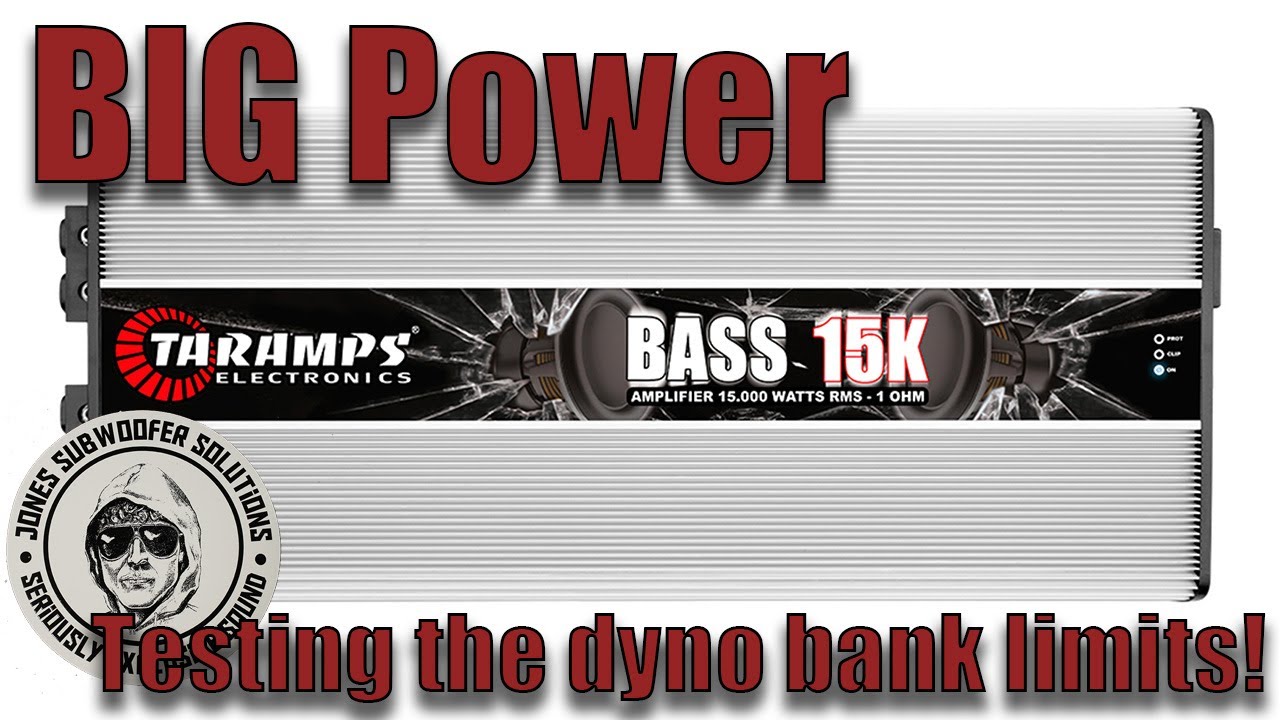 AD-1 Amp Dyno Taramps BASS 15k от Jones Subwoofer Solutions JSS НОВЕЙШАЯ РАБОТА НА CMAX!!!