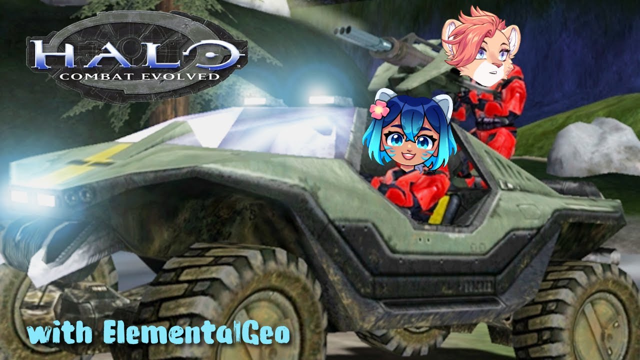 This streamer HAS NEVER played Halo CE! ft. ElementalGeo