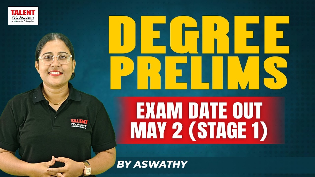 Degree Prelims exam date Out stage (1) MAY 02 |BY ASWATHY