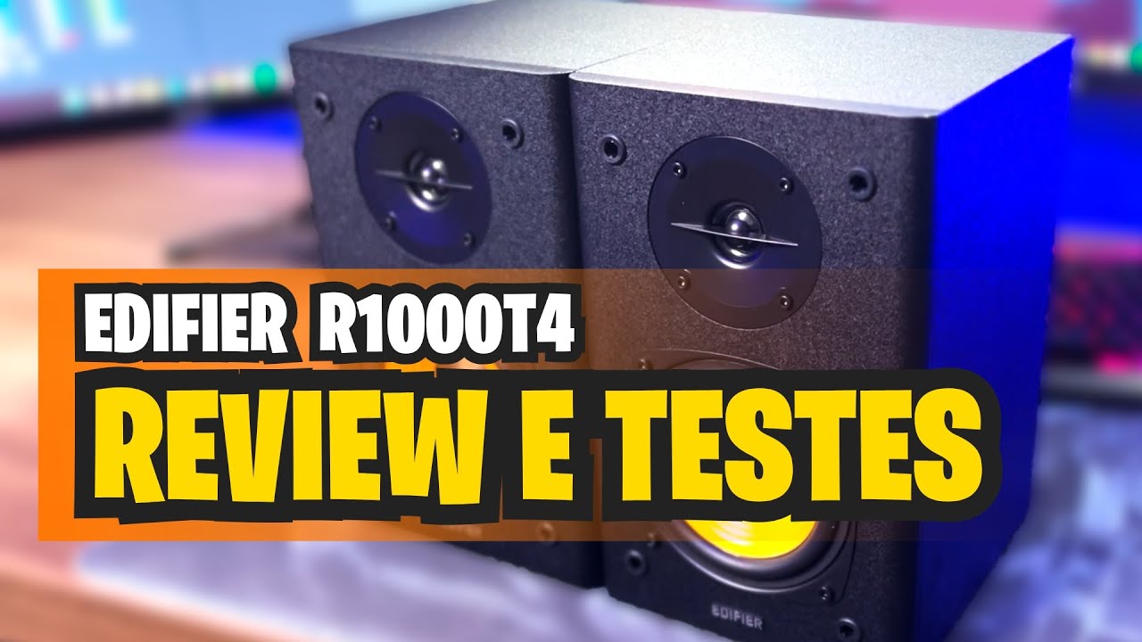 MONITORES DE ÁUDIO EDIFIER R1000T4: Análise de Consumidor e Testes de Som! | Tech Vlog #01