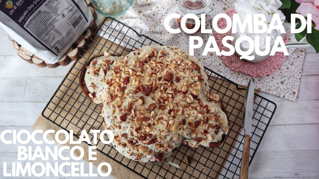COLOMBA SENZA GLUTINE | CIOCCOLATO BIANCO E LIMONCELLO | Ricetta facile e veloce | Anthea e Giacomo