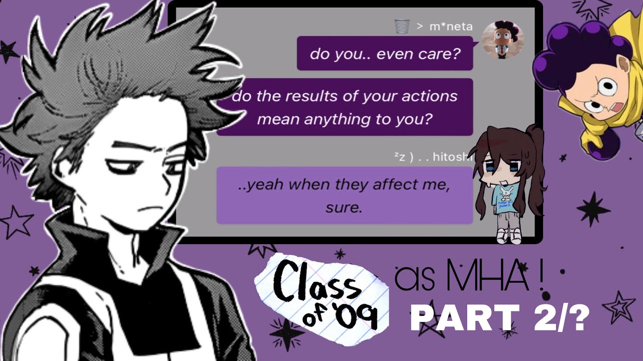 🎓 ; MINETAS INTO… WHAT?! | bnha as class of ‘09 - 2/? | mha texts