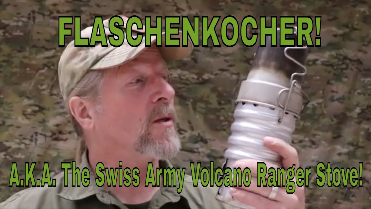 Flaschenkocher: AKA, The Swiss Army Volcano Ranger Stove!