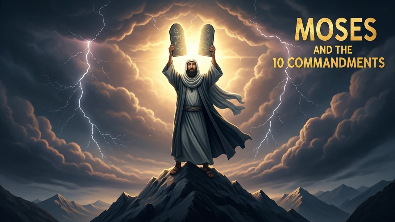 Part 4 | Moses and the 10 Commandments 🧱✨ | Animated Bible Story| Kids and Adults Bible Lessons