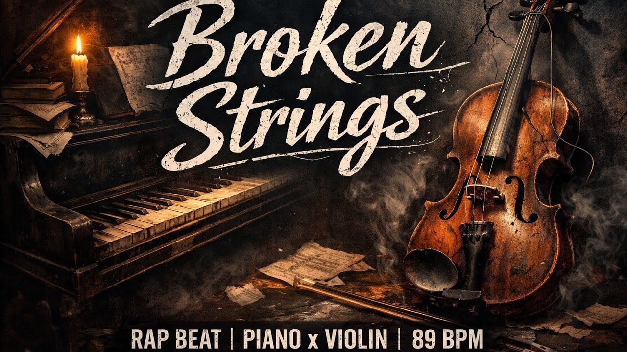“Broken Strings” | Free Rap Beat | 89 BPM | Piano x Violin