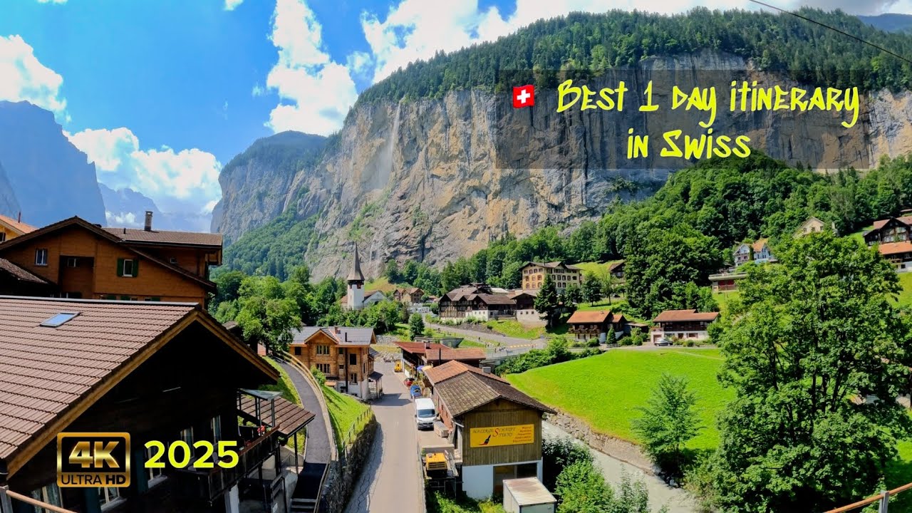 🇨🇭 Best 1 day itinerary in Swiss | Lauterbrunnen - Wengen - Männlichen - Panorama Trail