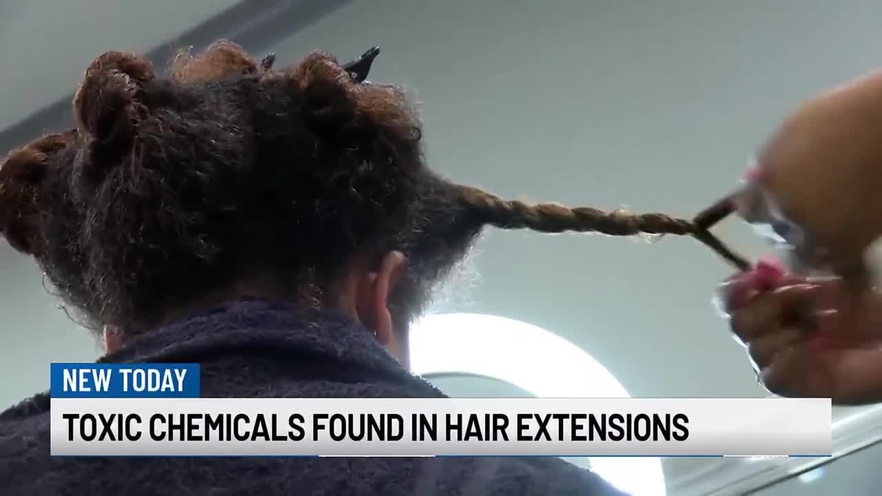 Study finds toxic chemicals in hair extensions, false eyelashes