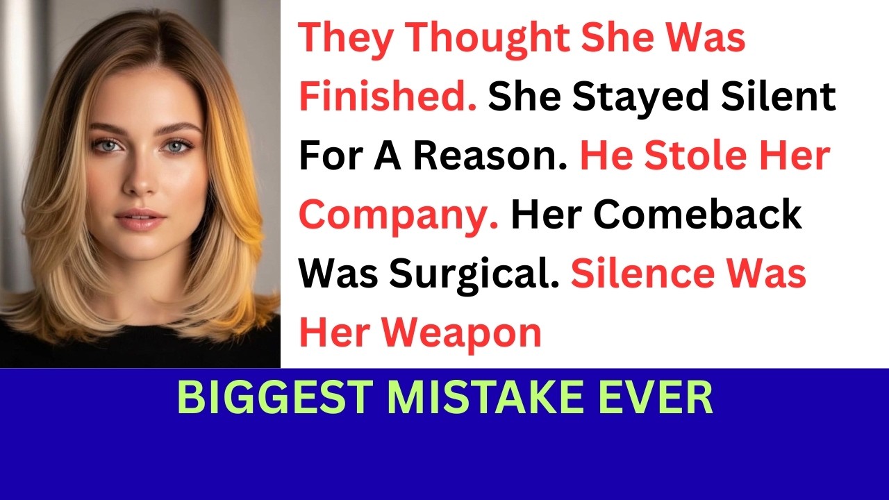 She Let Them Laugh… Then Quietly Took Control of the Entire Company