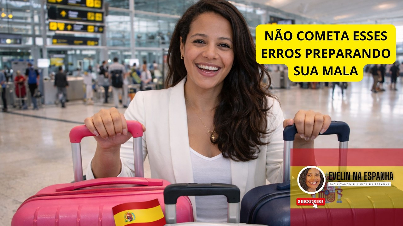 Como arrumar a mala para VIAGEM INTERNACIONAL? O que trazer para morar na ESPANHA