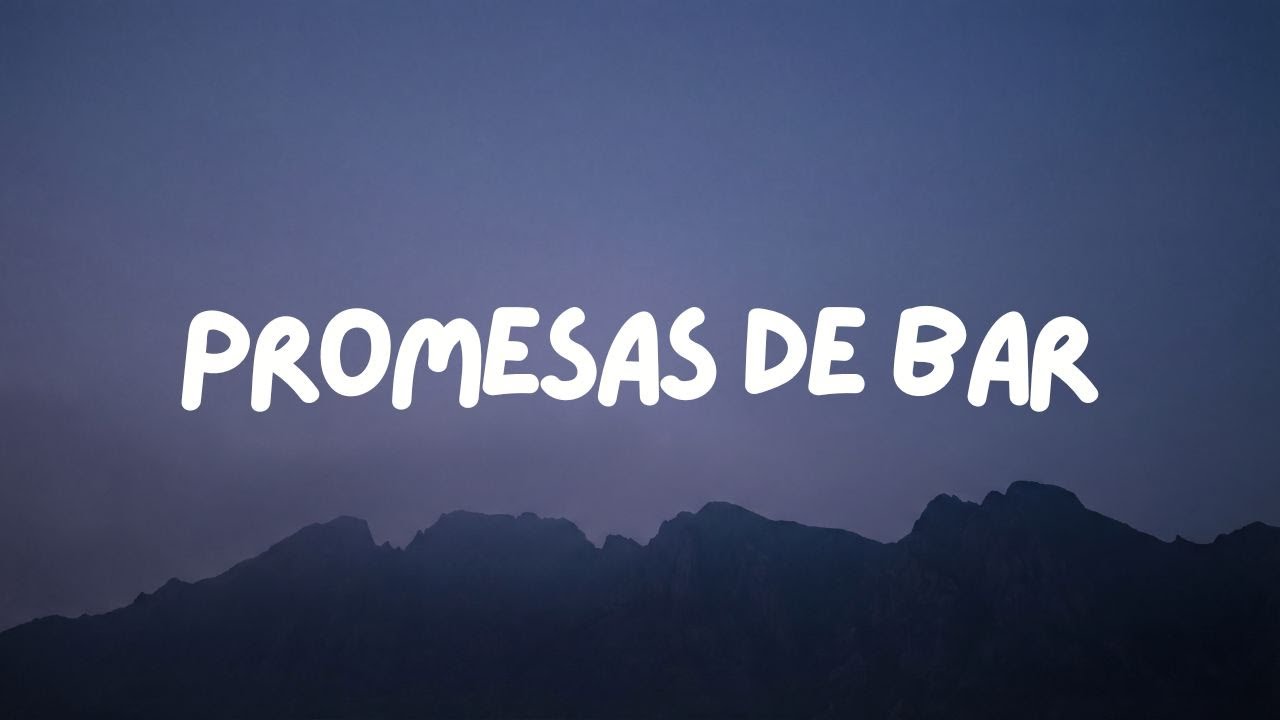 Promesas de Bar | Latin Song 2026 (with Lyric)