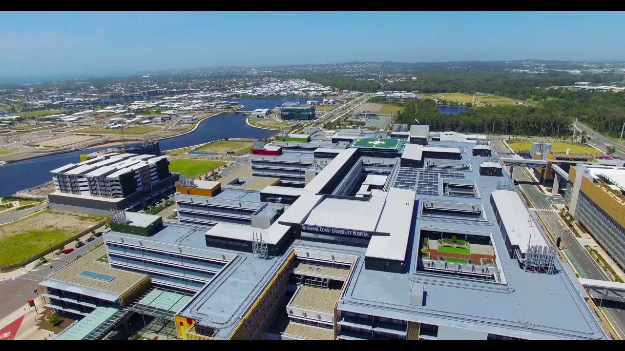 The Sunshine Coast University Hospital drone flythrough, November 2016