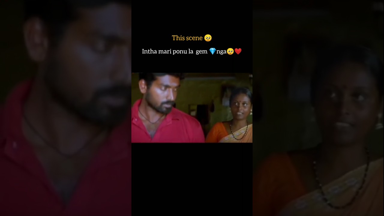 this scene 💎🥺/thenmerku paruvakayru  movie😍❣️/trenty/vijaysethupathi/villege love shorts🤩/love ❤️