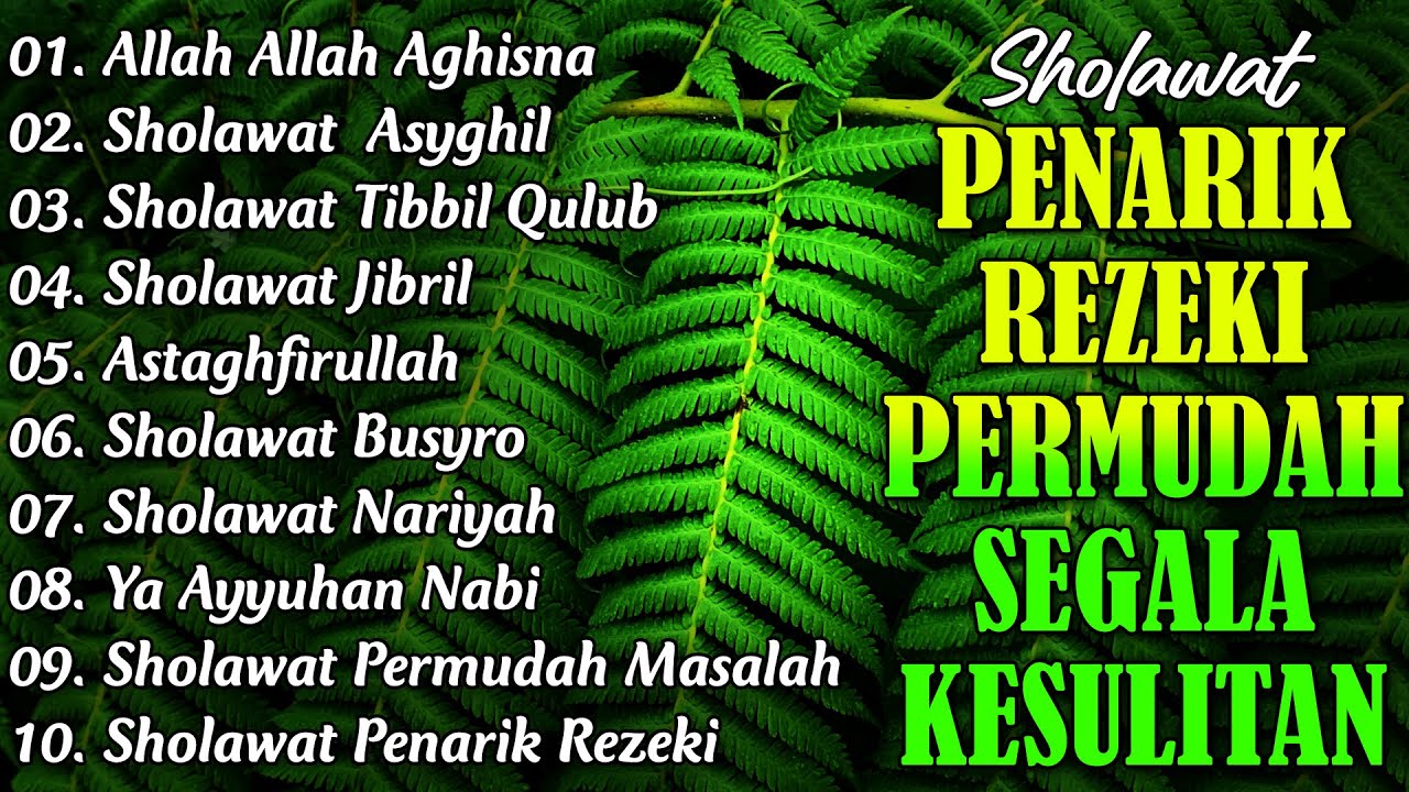 SHOLAWAT TERBARU 2025 | SHOLAWAT JIBRIL PENARIK REZEKI, ALLAH ALLAH AGHISNA YA RASULULLAH