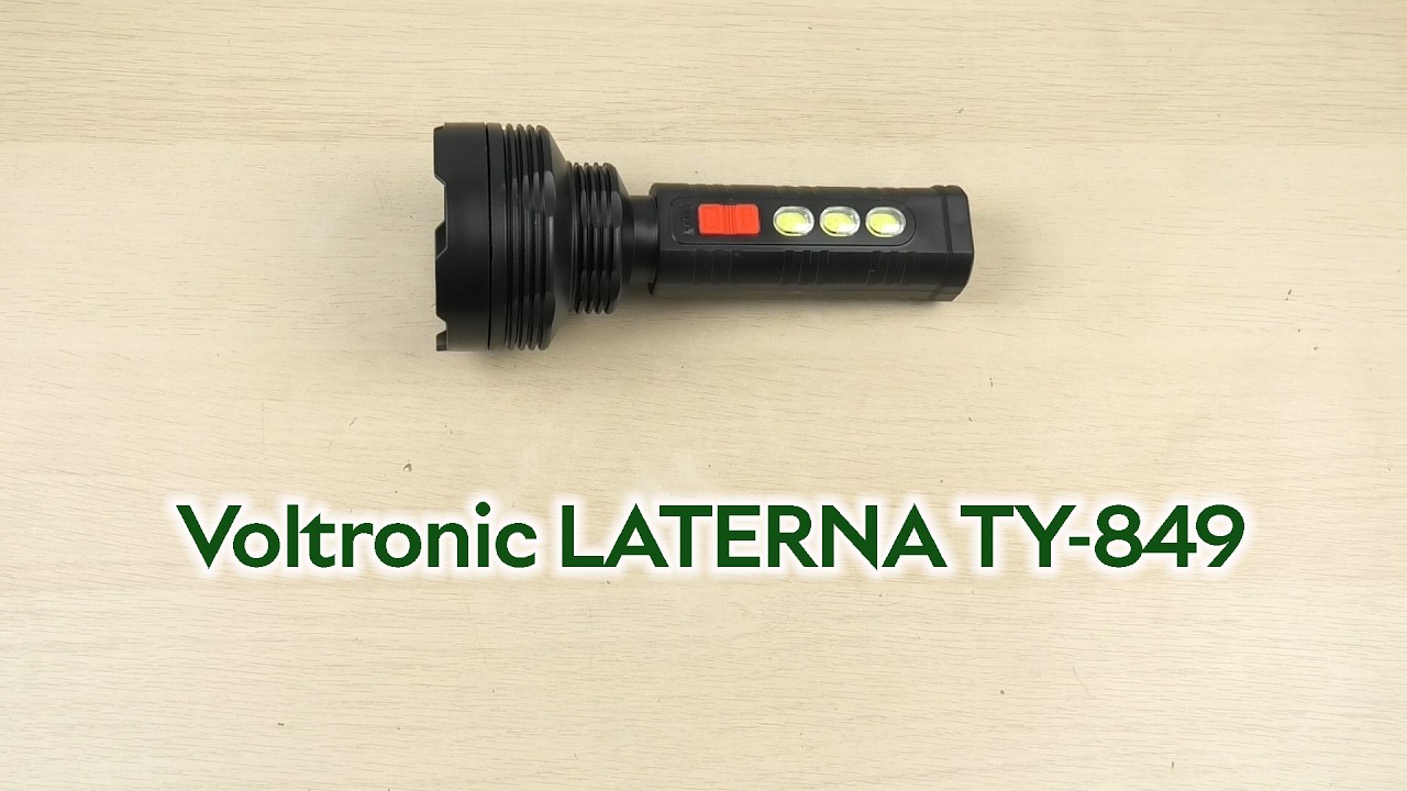 Розпаковка Voltronic LATERNA RD-407 TY-849 3W OSL+COB 3+1 режим