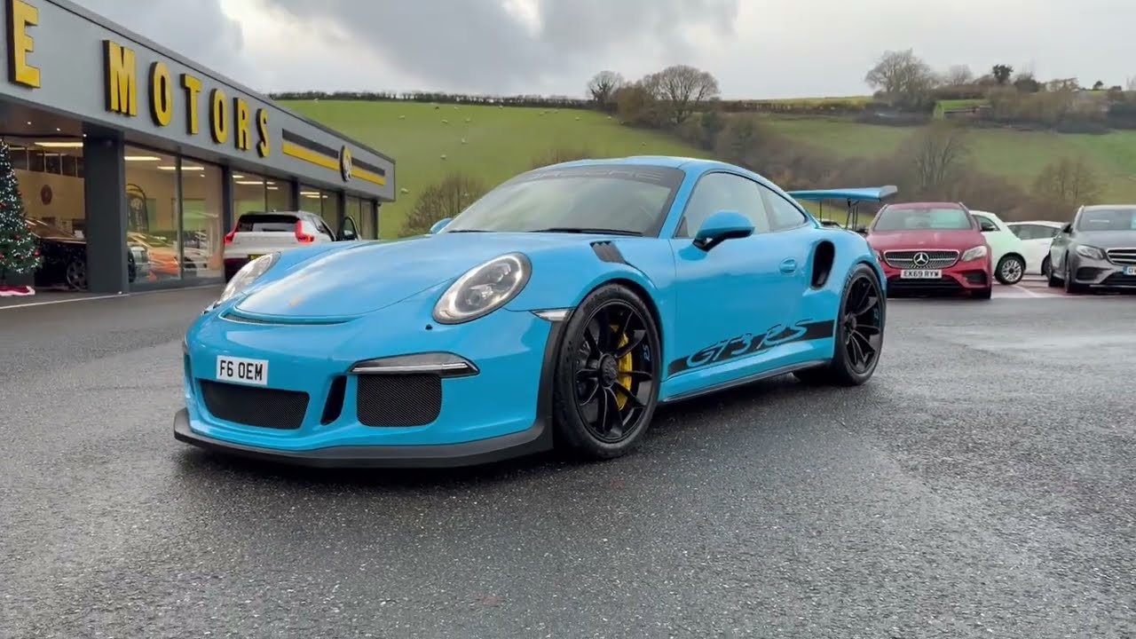 2016 Porsche 911 GT3 RS PDK in Mexico Blue  for sale at Castle Motors