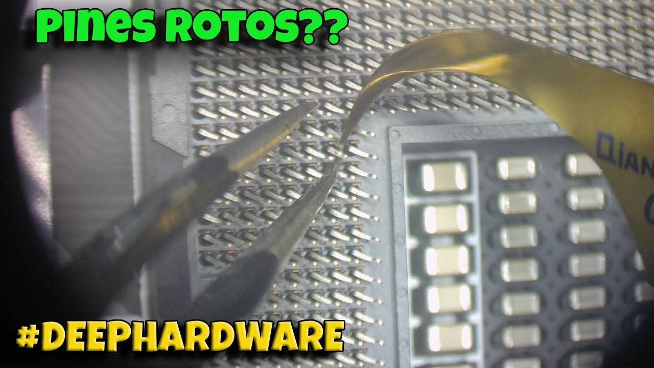 👉Socket Intel Con Pines Rotos, La Sopladora Sin Pulmon, Mod Al Osci a VESA ¡¡ #DEEPHARDWARE