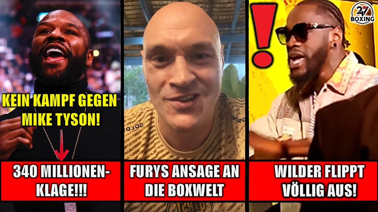 Eklat im LIVE-TV! Wilder eskaliert – Fury droht der Boxwelt & Mayweathers MONSTERKLAGE! 247 Boxing