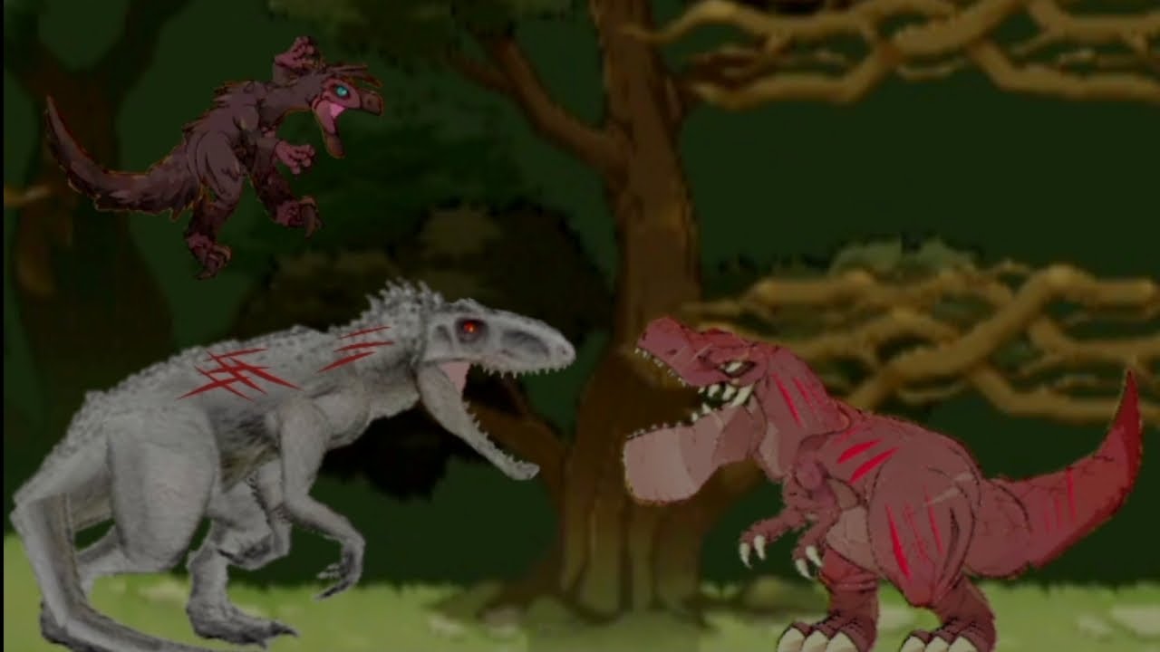 INDOMINUS REX VS DINO RUMBLE JURASSIC WARS